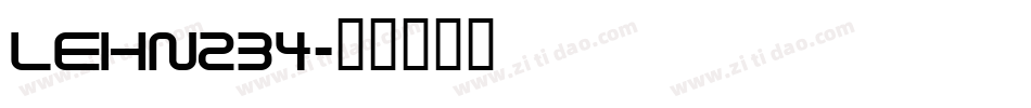 LEHN234字体转换