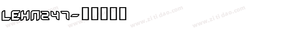 LEHN247字体转换