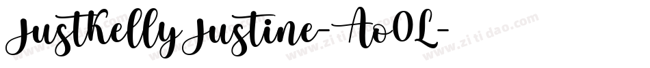 JustKellyJustine-Ao0L字体转换