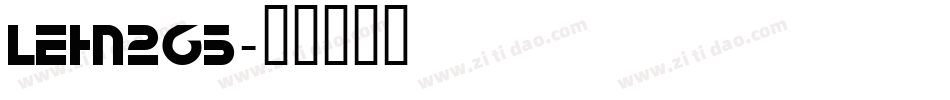 LEHN265字体转换