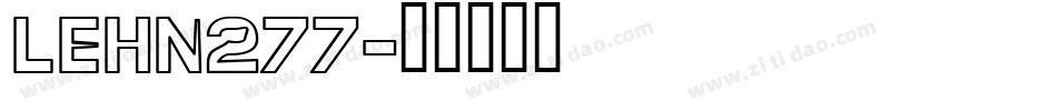 LEHN277字体转换