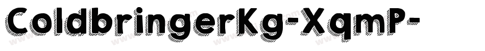 ColdbringerKg-XqmP字体转换