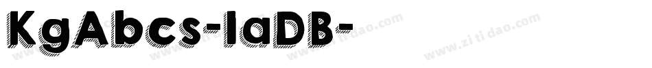 KgAbcs-1aDB字体转换