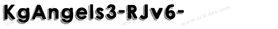 KgAngels3-RJv6字体转换