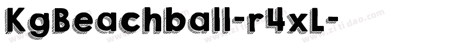 KgBeachball-r4xL字体转换
