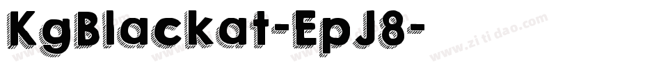 KgBlackat-EpJ8字体转换