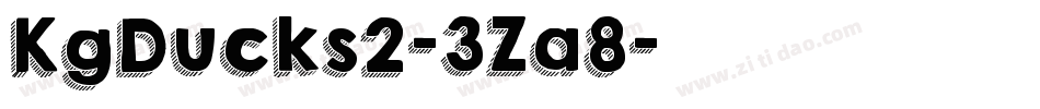 KgDucks2-3Za8字体转换