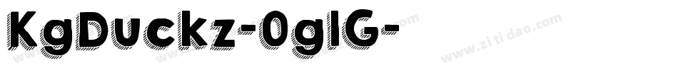 KgDuckz-0glG字体转换