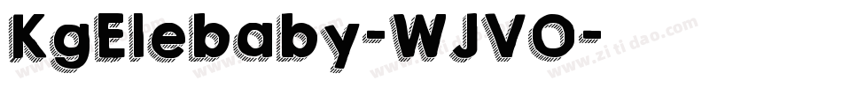 KgElebaby-WJVO字体转换