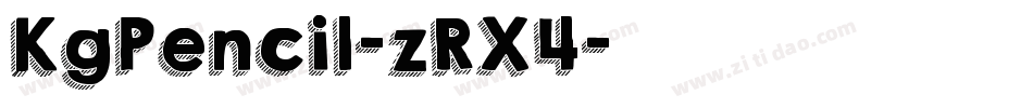 KgPencil-zRX4字体转换