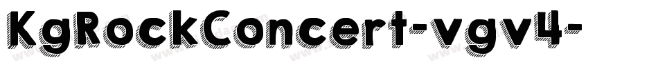 KgRockConcert-vgv4字体转换