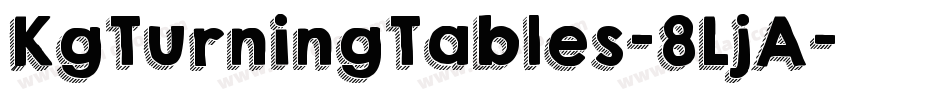 KgTurningTables-8LjA字体转换