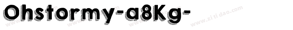 Ohstormy-a8Kg字体转换