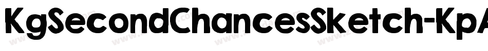 KgSecondChancesSketch-KpAp字体转换