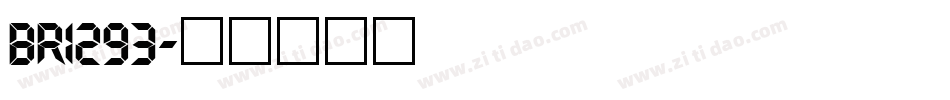 BRI293字体转换
