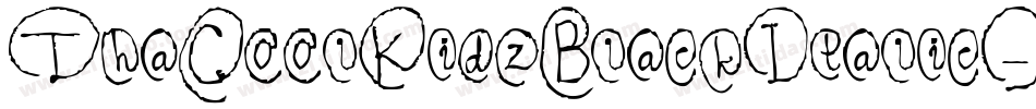 ThaCoolKidzBlackItalic-jGy9字体转换