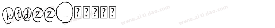 kidzz字体转换