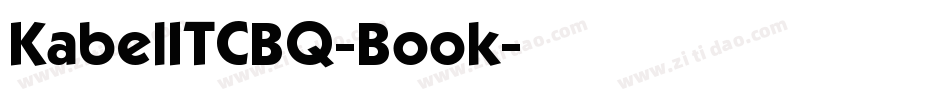 KabelITCBQ-Book字体转换