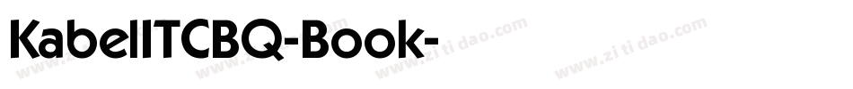 KabelITCBQ-Book字体转换