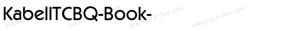 KabelITCBQ-Book字体转换