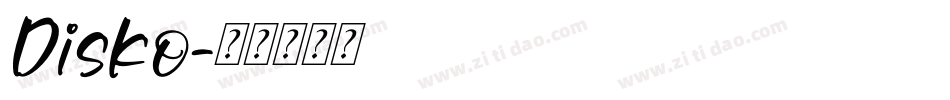 Disko字体转换