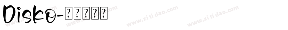 Disko字体转换