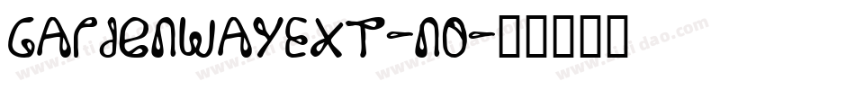 GardenwayExt-No字体转换