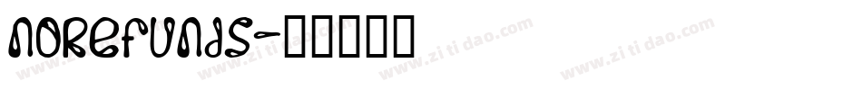NoRefunds字体转换