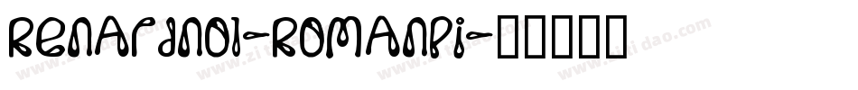 RenardNo1-RomanPi字体转换
