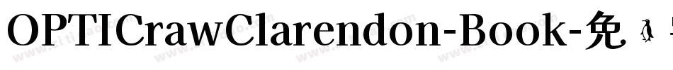 OPTICrawClarendon-Book字体转换