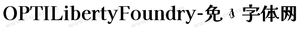OPTILibertyFoundry字体转换