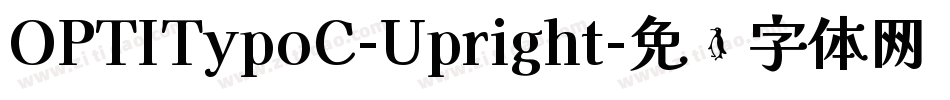 OPTITypoC-Upright字体转换