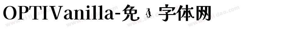 OPTIVanilla字体转换