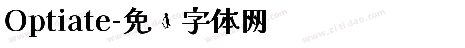 Optiate字体转换