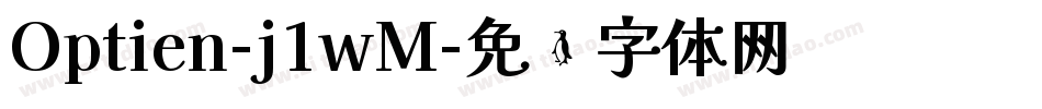 Optien-j1wM字体转换