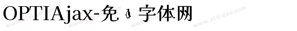 OPTIAjax字体转换