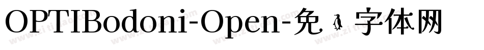 OPTIBodoni-Open字体转换