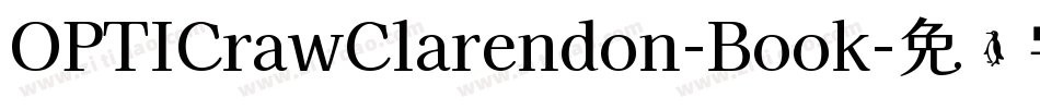 OPTICrawClarendon-Book字体转换