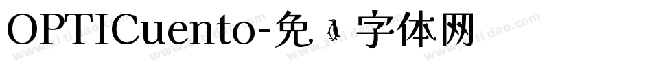 OPTICuento字体转换