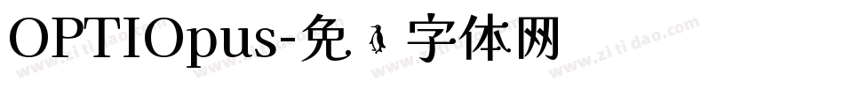 OPTIOpus字体转换