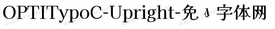OPTITypoC-Upright字体转换