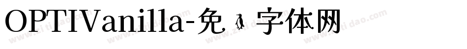 OPTIVanilla字体转换