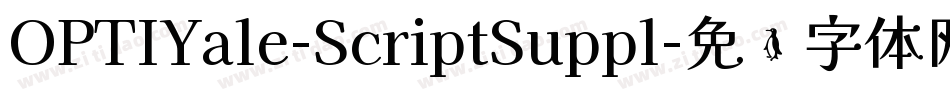 OPTIYale-ScriptSuppl字体转换