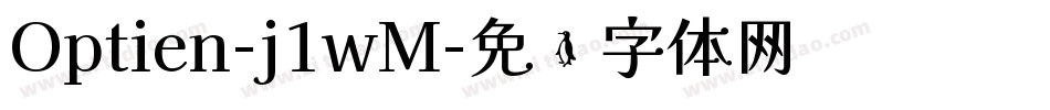 Optien-j1wM字体转换