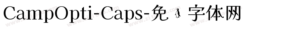 CampOpti-Caps字体转换