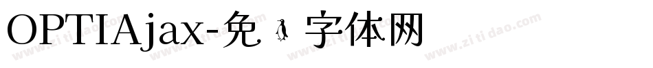 OPTIAjax字体转换