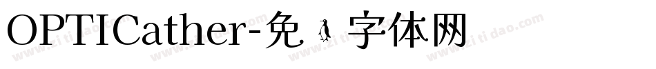 OPTICather字体转换