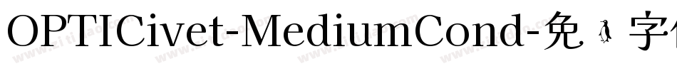 OPTICivet-MediumCond字体转换