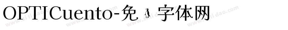 OPTICuento字体转换