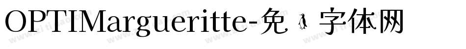OPTIMargueritte字体转换